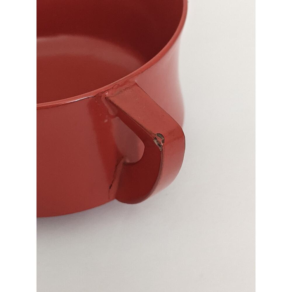 Vintage Brembo Okinawa Red Lacquerware Tea Cups Set of 6 Japan MCM - Picture 12 of 13